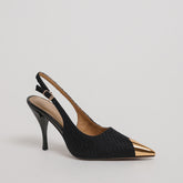 Charlee Cap Toe Slingback Heels Newgew